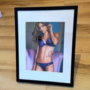 Mirranda Kerr Victoria's Secret Angel Autographed 11X14 Framed & Matted with COA